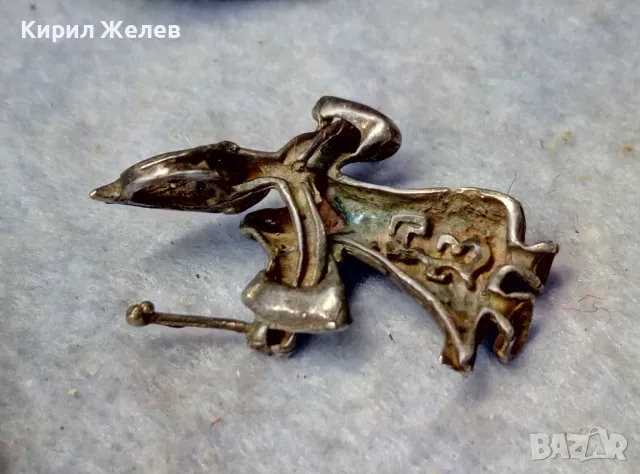 АРТ ПЕНДАНТ СРЕБЪРНА ФИГУРКА ЗВЕЗДОБРОЕЦ ВЪЛШЕБНИК СРЕБРО ВИСОКА ПРОБА АВТОРСКА РЪЧНА РАБОТА 49962, снимка 4 - Колиета, медальони, синджири - 50024351