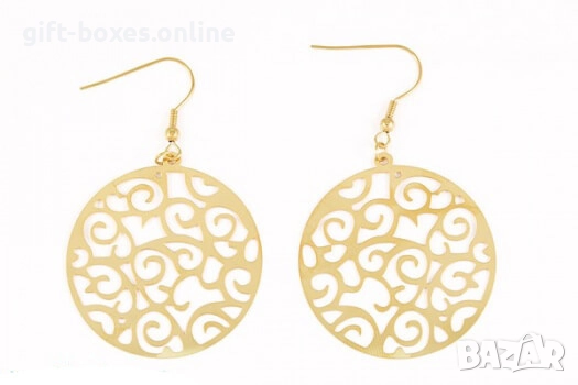 Елегантни обеци от стомана