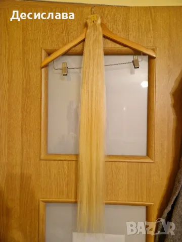 Естествена коса ЛУКС 75 СМ, снимка 6 - Аксесоари за коса - 48147742