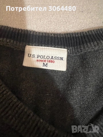 Пуловер USPA M, снимка 3 - Пуловери - 52312198