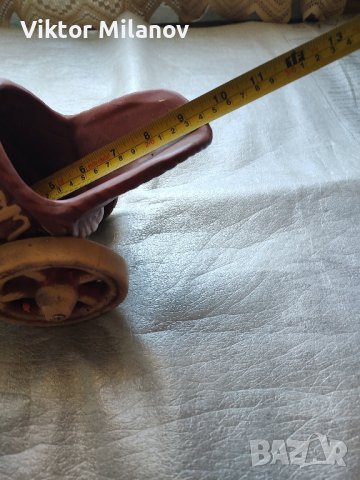 Керамична поставка за бутилка, снимка 2 - Статуетки - 41876237