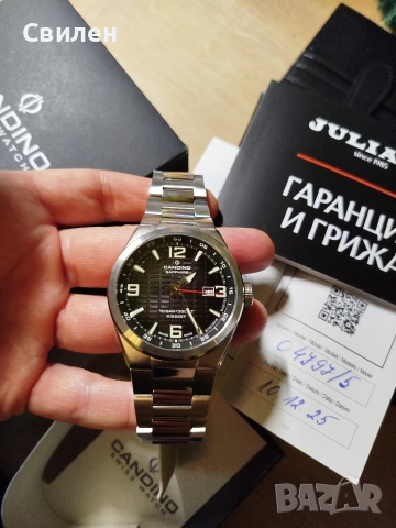 Мъжки часовник Candino C4797/5 swiss made, снимка 6 - Мъжки - 52883714