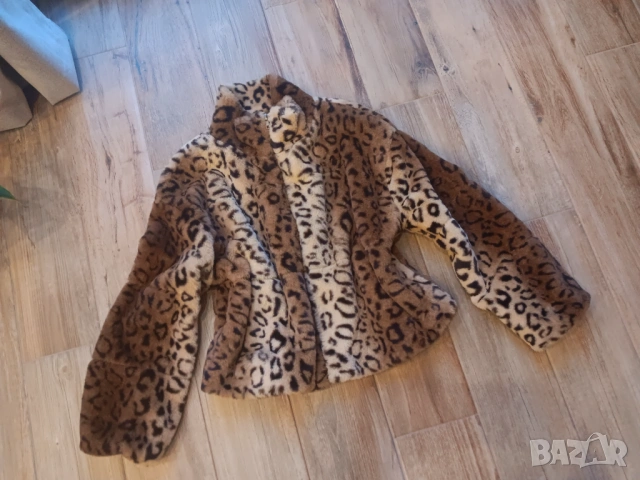 Forever 21-ново палтенце косъм животински принт