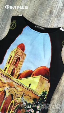 Брандова Силуетна Секси Впечатлителна Рокля PALERMO Италия, снимка 4 - Рокли - 50185268