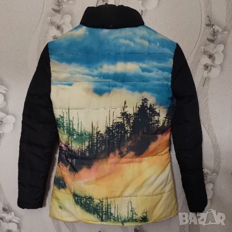 Двулицево подплатено яке DESIGUAL 37E2916 размер 36- S, снимка 7 - Якета - 49042358