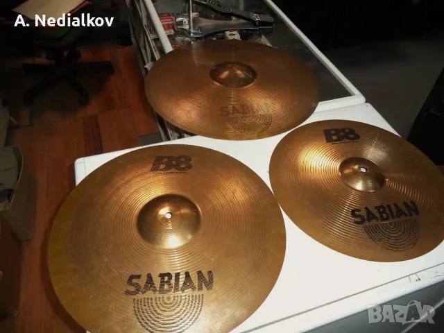 Sabian B8 crash 16" чинел и стойка, снимка 6 - Ударни инструменти - 54657632