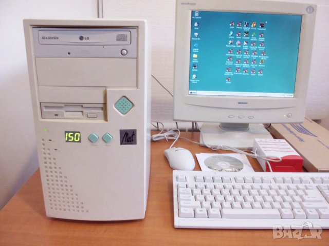 ⭐Продавам рядък ретро компютър Pentium MMX с много игри!⭐, снимка 3 - Антикварни и старинни предмети - 41024557