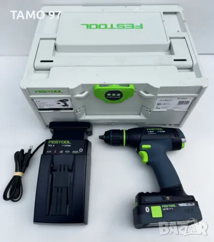 FESTOOL T 18+3 - Безчетков винтоверт 18V 4.0Ah като нов!, снимка 1