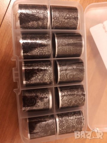 Фолио за нокти дантела , снимка 2 - Декоративна козметика - 38808421