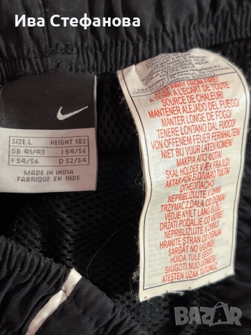 Уникален оригинален спортен черен панталон долнище Nike Найк класически модел дишаща материя, снимка 9 - Панталони - 51700506