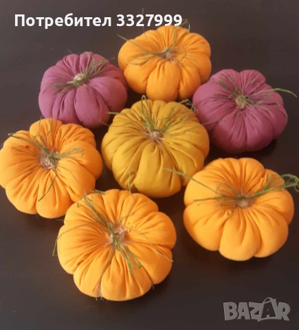 Тиква от плат за Хелоуин, снимка 8 - Декорация за дома - 42325485