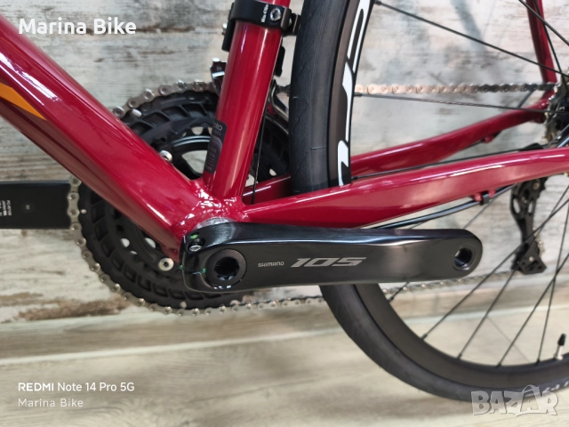 НОВ алуминиев шосеен велосипед Ridley Fenix SLA Disc 105 12 Fulcrum, снимка 13 - Велосипеди - 50088007