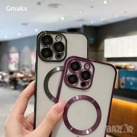 MagSafe Кейс за Apple iPhone 14 /13/12/11/8 SAMSUNG S22,S23/plus/ultra, снимка 11 - Калъфи, кейсове - 41595534