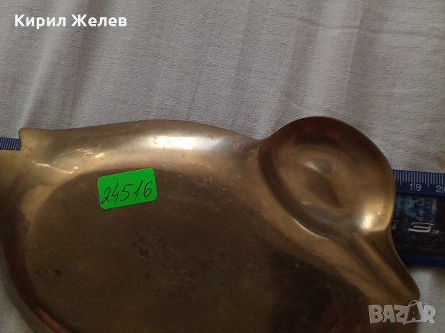 Поднос бронз стар 24516, снимка 5 - Декорация за дома - 33844252