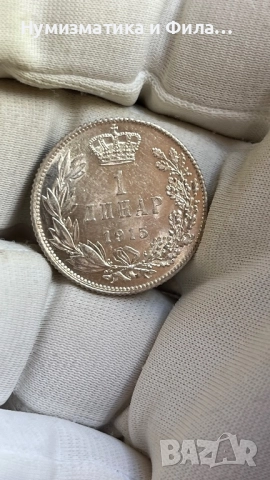 1 динар 1915 година, снимка 5 - Нумизматика и бонистика - 51591557