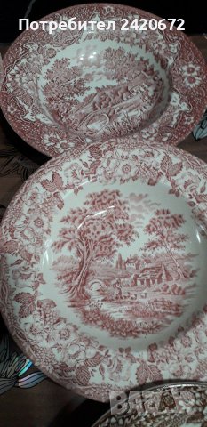 Английски порцелан  чинии, снимка 3 - Чинии - 40337723