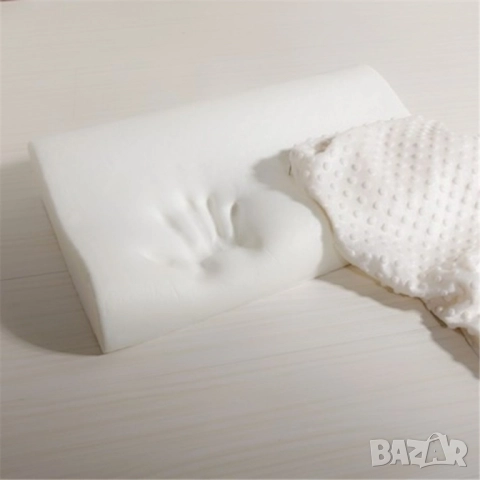 Ергономична възглавница с пяна, снимка 2 - Възглавници - 52586413