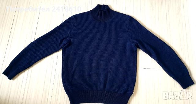 Hugo Boss H - Emaurello Wool / Cotton Knit  Mens Size L  НОВО! ОРИГИНАЛ! Мъжки Вълнен Пуловер!, снимка 9 - Пуловери - 52637919