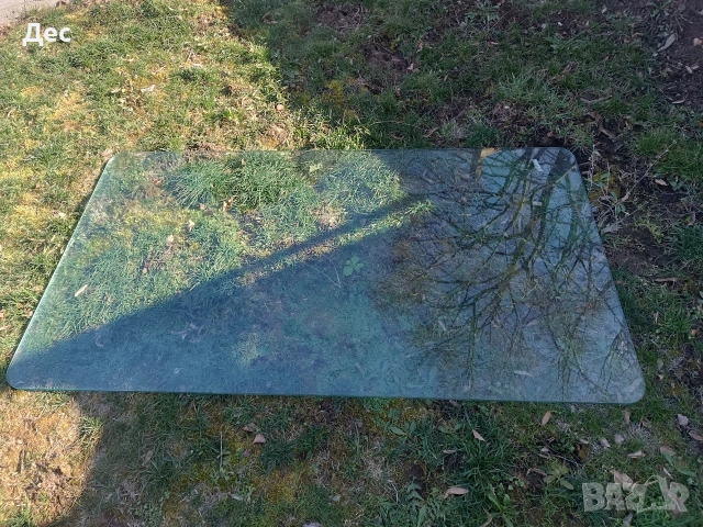 Дебело зелено стъкло с кант, снимка 2 - Други - 53868664