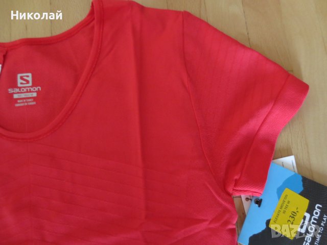 Salomon Elevate MoveOn SS Tee W тениска, снимка 5 - Тениски - 41829863