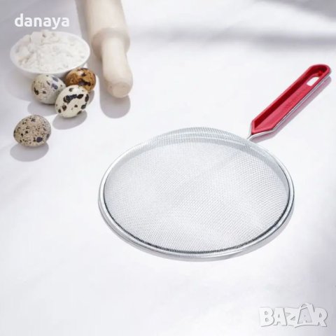 4431 Метално кухненско сито цедка гевгир, 16 см, снимка 6 - Аксесоари за кухня - 44208654