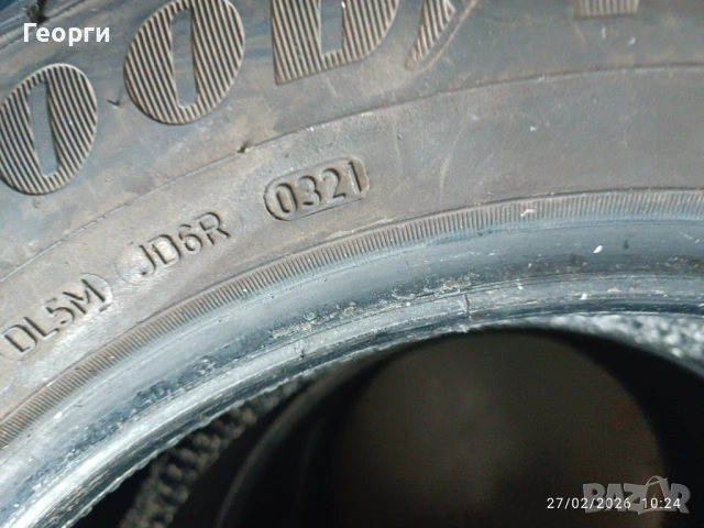 2бр.всесезонни гуми 215/60/16 Goodyear, снимка 6 - Гуми и джанти - 53663562