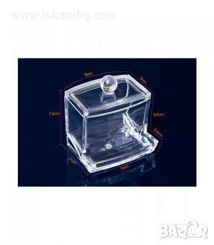 ПРОЗРАЧНА КУТИЯ ЗА КЛЕЧКИ ЗА УШИ - код 1708, снимка 7 - Други стоки за дома - 33989204