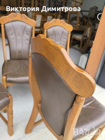 Комплект от 4 трапезни стола , снимка 7 - Столове - 52435719
