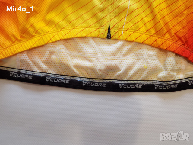 вело джърси cuore тениска горнище мъжко шосейно колоездене оригинал XL, снимка 5 - Спортни дрехи, екипи - 44642473