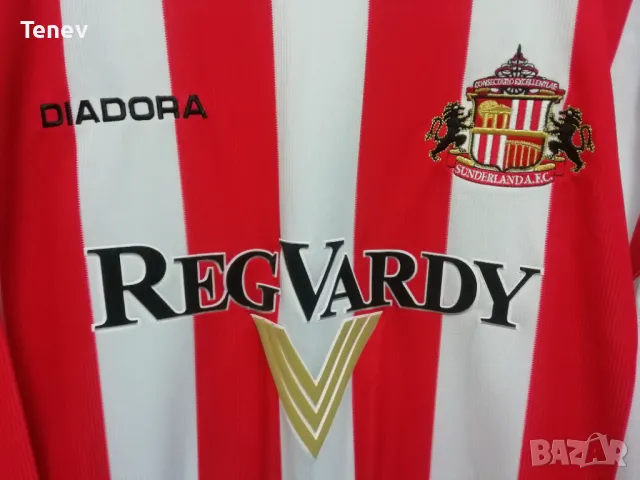 Sunderland Diadora оригинална тениска фланелка Съндърланд 2XL XXL 2004/2005, снимка 5 - Тениски - 48458807