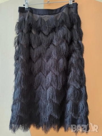 Черна официална пола , снимка 2 - Поли - 52075610