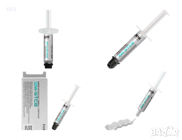 Zalman термо-паста Thermal compound STC8 - 8.3W/mK 1.5g - ZM-STC8, снимка 2 - Други - 36153814