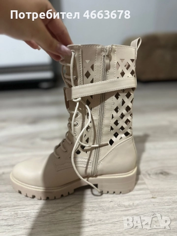 Свежи дамски боти, снимка 2 - Дамски боти - 52578849