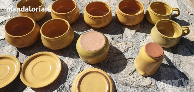 Българска керамика - сервиз,чаши, чинии, вази, купи, , снимка 18 - Сервизи - 51828604