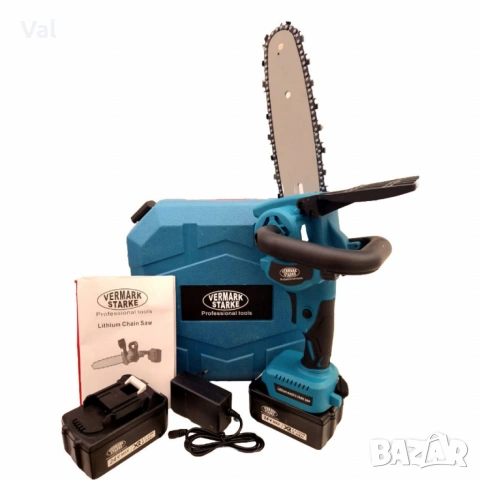 Немска акумулаторна (трион) резачка 24V 5Ah Vermark Starke 25см, снимка 2 - Други инструменти - 53690390
