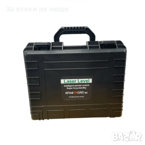 4D лазерен нивелир с 16 линии (четири точков) - със зелен лазер KraftRoyal, снимка 3 - Измервателни инструменти - 49248638