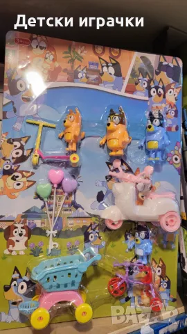 Фигурки Блуи, Бинго и приятели Bluey, Bingo and friends с аксесоари , снимка 2 - Фигурки - 48636639