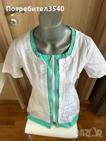 Дамска медицинска престилка с цип B-Well, снимка 3 - Други - 41269523