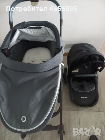 Продавам количка Maxi cosi 2в1 с подарък нов зимен чувал за количката