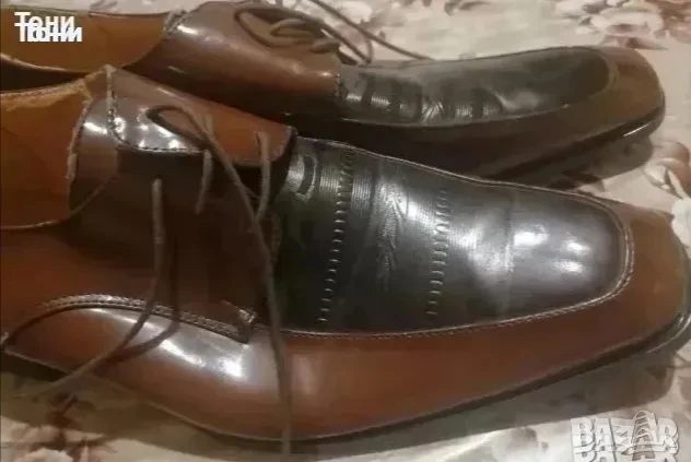 Мъжки Обувки Изцяло от Естествена Кожа 42