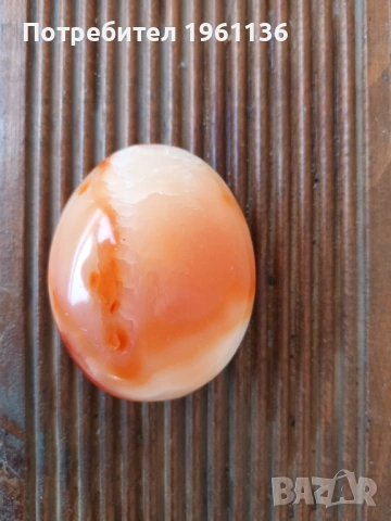 Карнеол - Палмов (Дланен) камък, Кристали и Минерали, снимка 2 - Други ценни предмети - 53371342