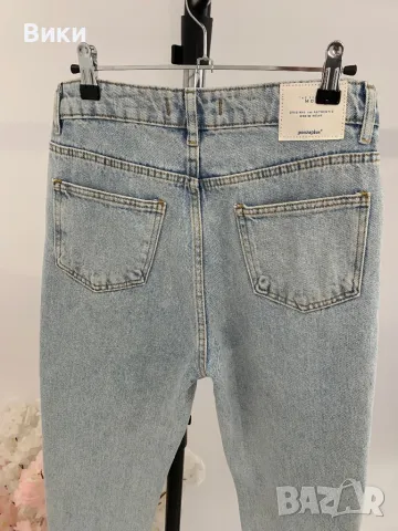 Дънки MOM с висока талия, снимка 10 - Дънки - 49386227