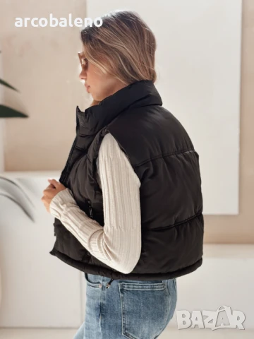 Дамски ватиран елек, 5цвята , снимка 7 - Якета - 51345870