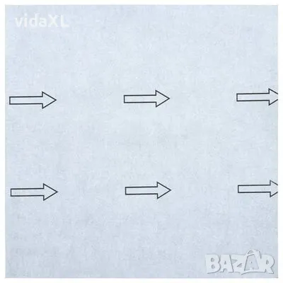 vidaXL Самозалепващи подови дъски, 5,11 м², PVC, бели (SKU:146239), снимка 2 - Строителни материали - 49417810