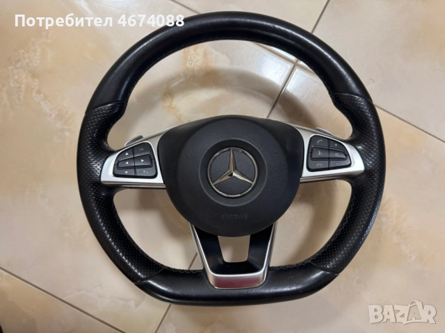Комплект оригинален волан+айрбег F1 Amg Mercedes CLA Мерцедес само за 1000лв.