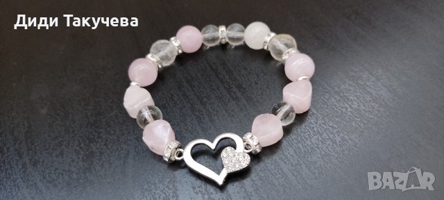 гривни от естествени кристали, снимка 3 - Гривни - 42560821