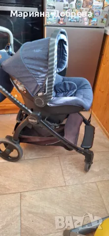 Комбинирана количка Per Perego Futura 3 in 1 + Бебешки шезлонг Cangaroo, снимка 14 - Детски колички - 48036792