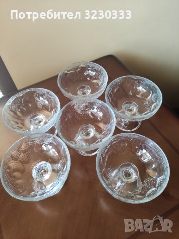 Стъклени чаши за мелба сладолед, снимка 2 - Чаши - 41428156