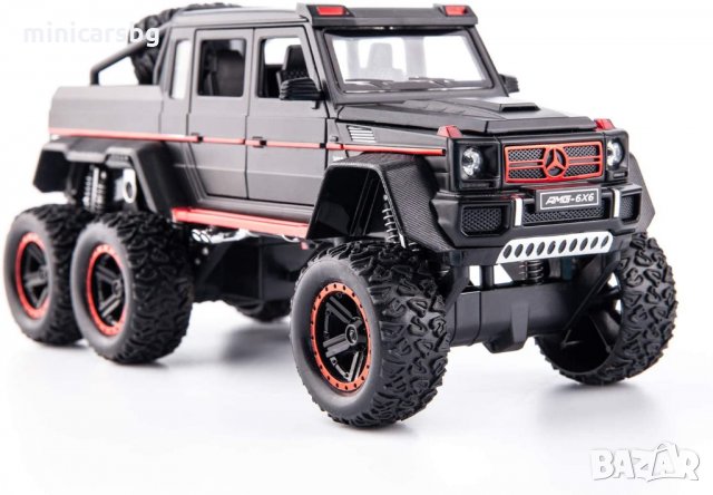 Метални колички: Mercedes-Benz G63 6x6 (Мерцедес-Бенц), снимка 9 - Колекции - 34175656