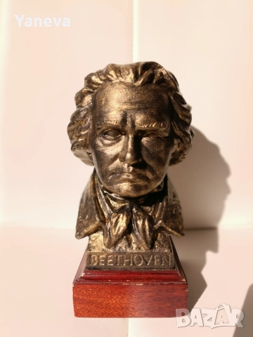 Бюст на Лудвиг ван Бетовен, (Beethoven ) , снимка 6 - Статуетки - 52123380
